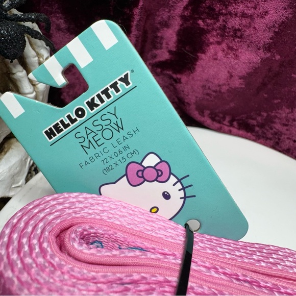 Sassy Meow Sanrio Hello Kitty SMALL Cat Dog Pink Collar Leash & Harness - Picture 6 of 12